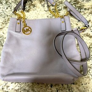 Michael Kors lavender color handbag.  Excellent condition